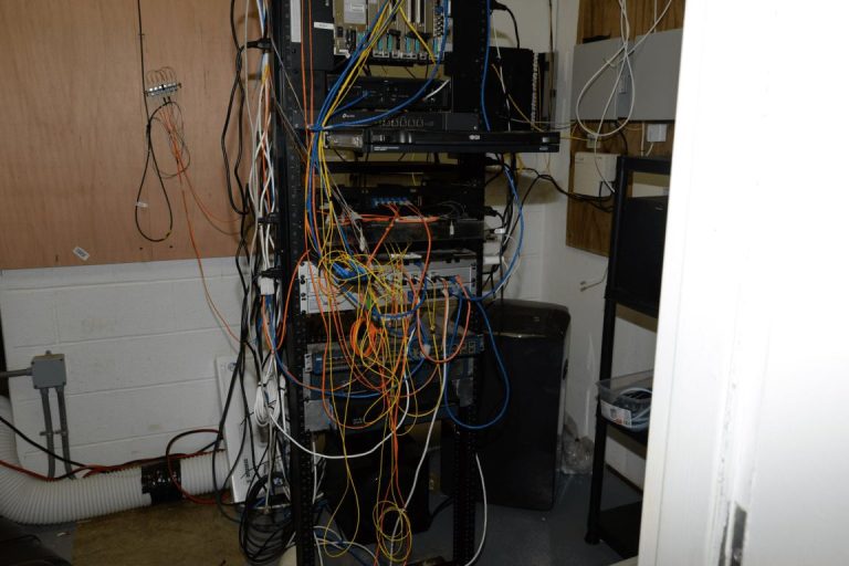 Node Operators Treat Uptime Like a Utility network cables in a blue-lit server room